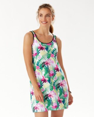 Женский сарафан Tommy Bahama Bella Blossoms Arden, белый/разноцветный, маленький