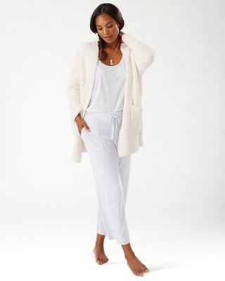 

Длинный кардиган Tommy Bahama Island Soft Lounge, белый, маленький, Blanca, SW420787