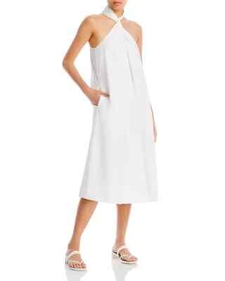 Anine Bing Womens Twist-Neck Midi Sleeveless Halter Dress Large NWT $299.