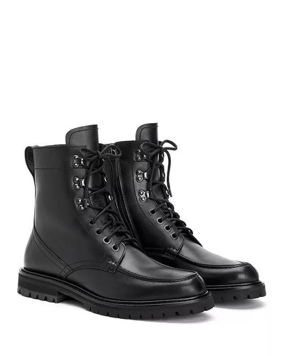 

Мужские ботинки Ira Moc Toe Aquatalia, черные, США,  шт, Черный