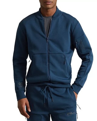 RLX Ralph Lauren Men's Double Knit Track Jacket Raleigh Blue-Size Large