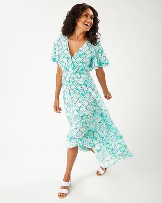 

Женское платье макси Tommy Bahama Mumbai Medallion, темно-бирюзовый, маленький размер, Dusty teal