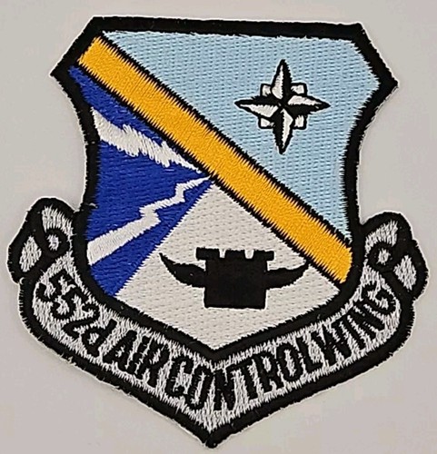 USAF MILITARY 552d AIR CONTROL WING PATCH BRAND NEW OLD STOCK