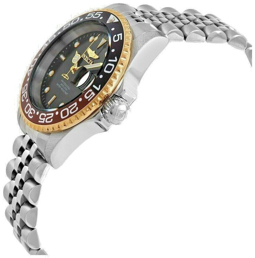 Invicta Pro Diver Men's Coke Bezel Black Dial Stainless Steel Quartz Watch Rare
