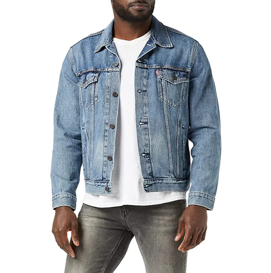 【Nike x Levi's】 Trucker Jacket Light Blue Levi's Vintage Trucker Jacket x Nike | Light Blue | SVD USA