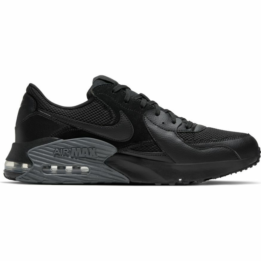 

Мужские кроссовки Nike AIR MAX EXCEE, черные, темно-серые, спортивные кроссовки, CD4165-003, Black dark grey, Nike Air Max