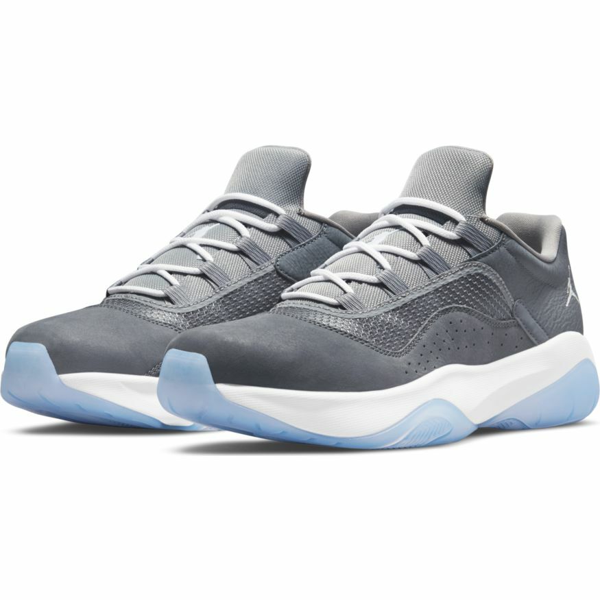 Pre-owned Jordan Air  11 Cmft Low Cool Grey Cw0784-001 Mens Basketball Shoes Sneakers In White