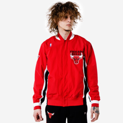 

Mitchell - Ness NBA Chicago Bulls 1996-97 Authentic Warm Up Jacket Men красный/черный, Mitchell - Ness NBA Chicago Bulls 1996-97 Authentic Warm Up Jacke