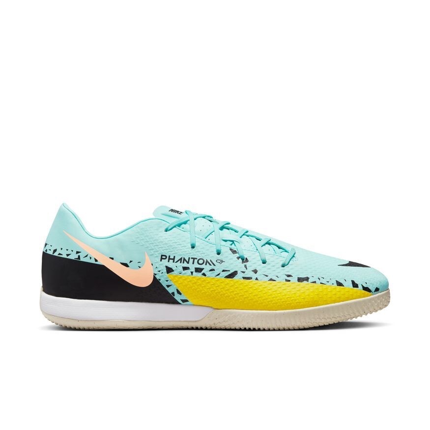 

Nike Phantom GT2 Academy IC Glacier Ice Blue Black Yellow DC0765-407 Мужские 12, Синий, Nike Phantom GT2 Academy