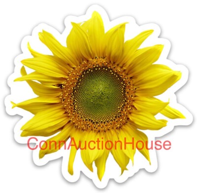 3  Sunflower Vinyl Sticker Laptop Water Bottle Phone Car Yellow VSCO