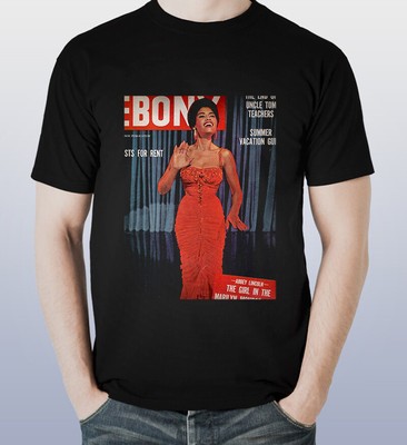 lincoln Abbey lincoln Short Slevee Black T-Shirt