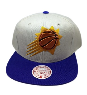Бейсболка Mitchell & Ness Off White/фиолетовая NBA Phoenix Suns Natural XL - OSFA