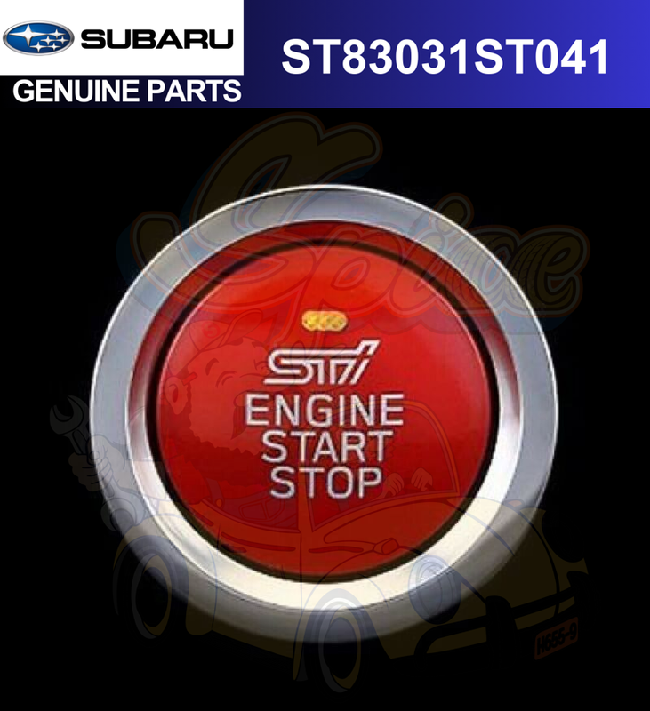 Subaru WRX STi VA Genuine Push Engine Start Stop Switch