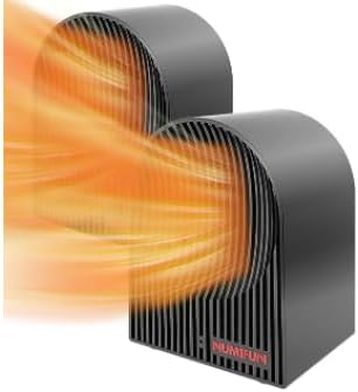 S Electric Space Heater W/ Thermostat 2 Pack 500w
