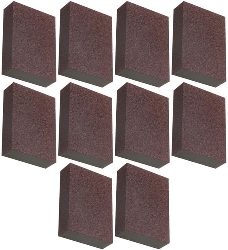 Emery Sponges 10 Pack Dish Washing Scrubbers for Pots Pans Dishes Walls and Tabl