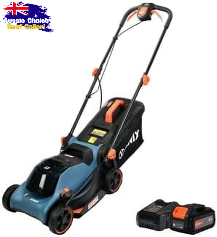 X2 18V 32cm Lawn Mower Kit - 12" Mower, 4Ah Battery & Charger Included