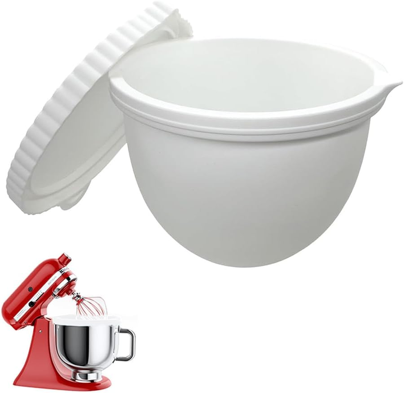 Silicone Mixer Bowl Liner, Kitchen Attachments for Stand Mixers, Reusable Bowl w