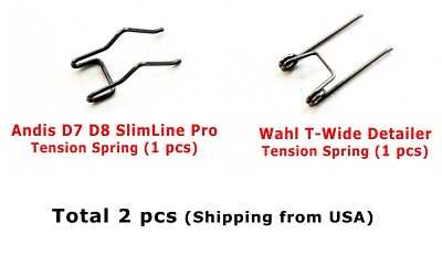 Wahl T-Wide detailer Tension Spring  |  Andis D7 D8 SlimLine Pro Tension Spring