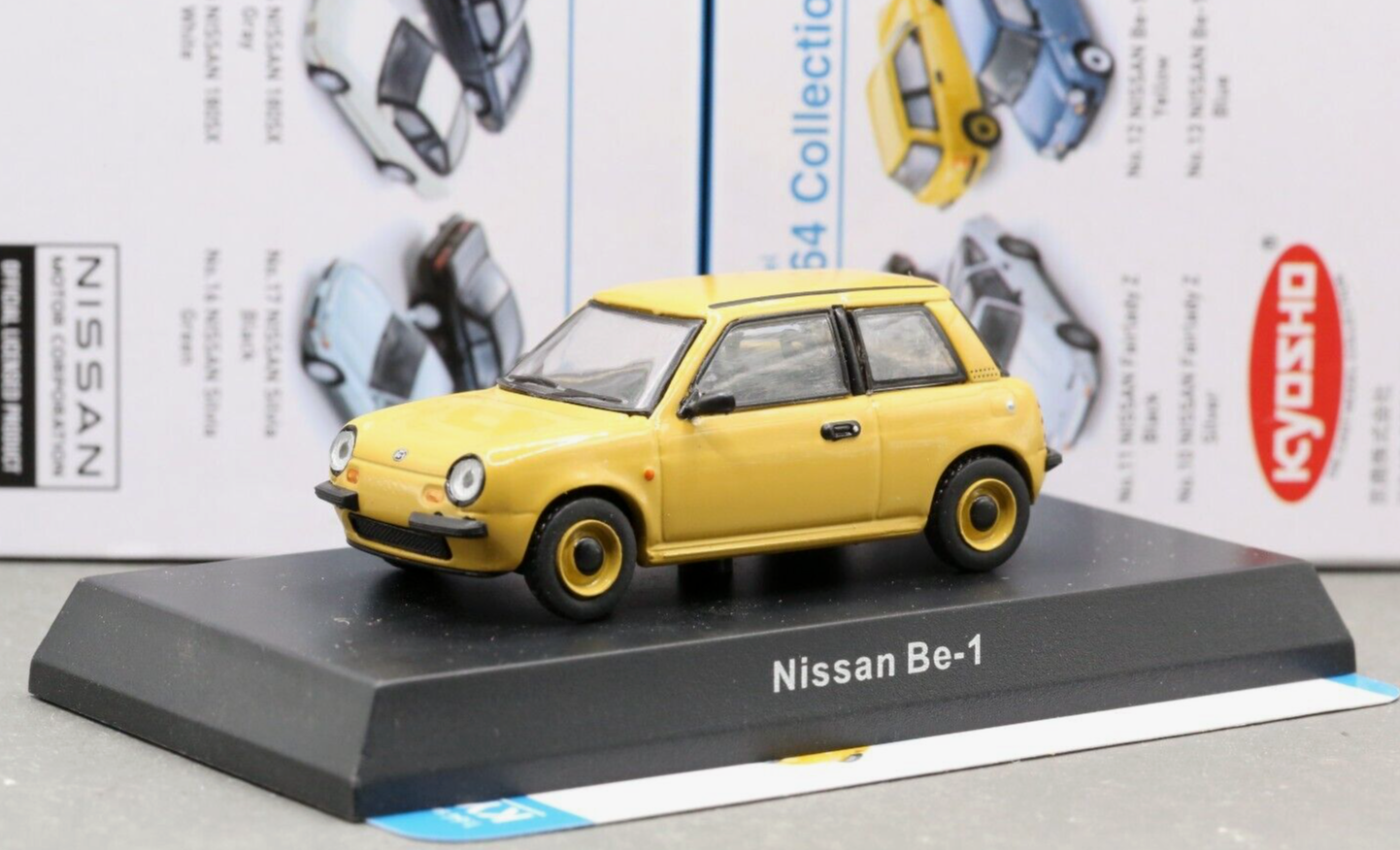Kyosho 1/64 64 Collection 2 Nissan Be-1 K10 March Micra 1988 Kyosho 1/64 64 Collection 2 Nissan Be-1 K10 March Micra 1988
