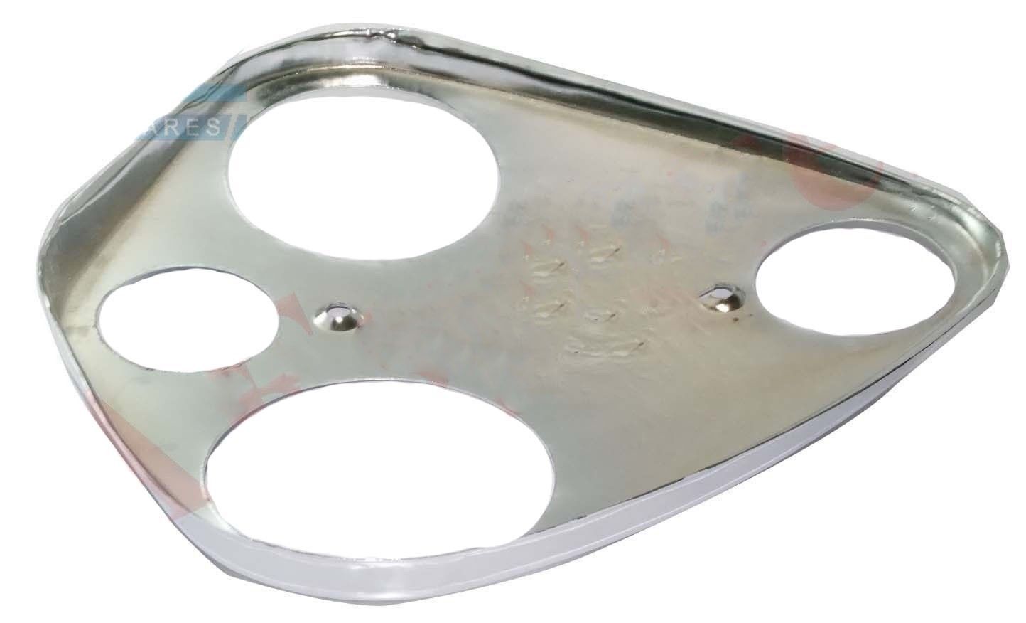 Ariel Square Four 1000 CC Gas Fuel Tank Panel Steel Chrome Plated 