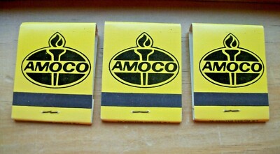 Lot of 3 Unused Amoco Matchbooks MICHL SERVICE Milligan, Nebraska