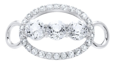Lestage convertible REGAL 3 WHITE TOPAZ CLASP SB5934WHT New in Box