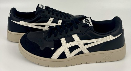 ASICS Japan S Low Top Shoe Sneaker Sz 11.5 Black/Cream