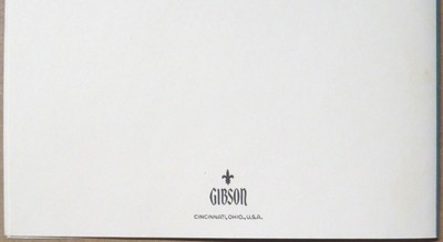 Vintage Christmas Card UNUSED MCM Village Square Houses Tree Lady Dress Boy Sled