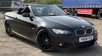 2008 BMW 3 Series 325d M Sport 2dr Step Auto 3.0 Convertible Black CONVERTIBLE D