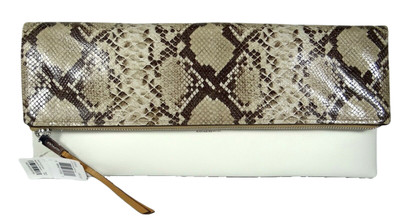 Coach The Large Clutchable in Python Print Leather Bag Authentic