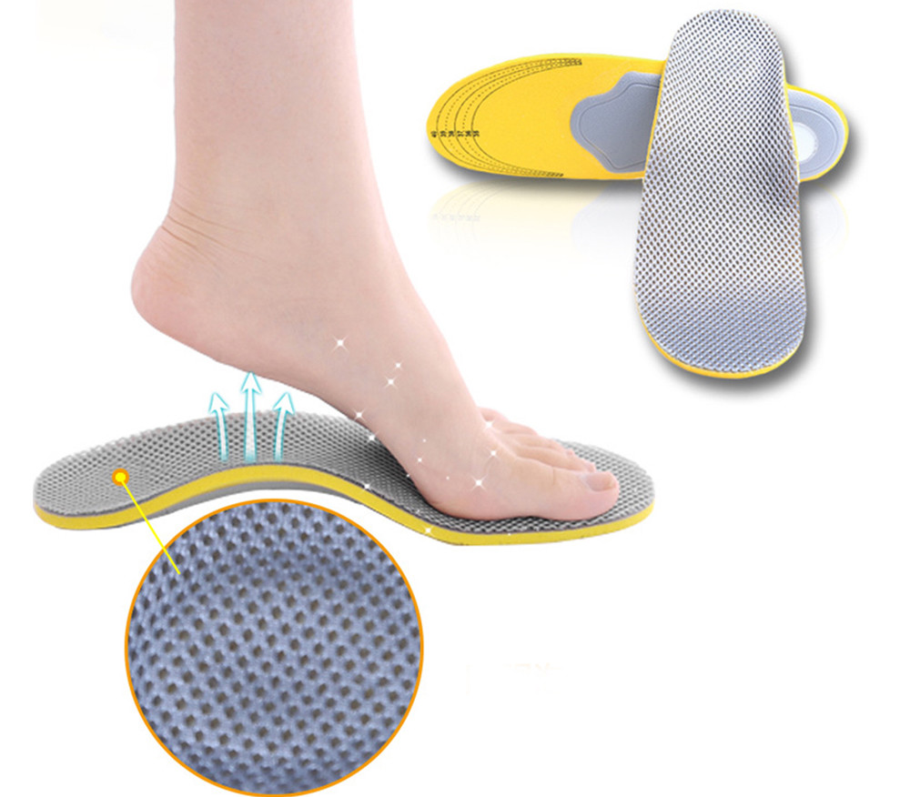 Memory Foam Shoe Insole Trainer Orthotic Arch Support Comfort Foot ...