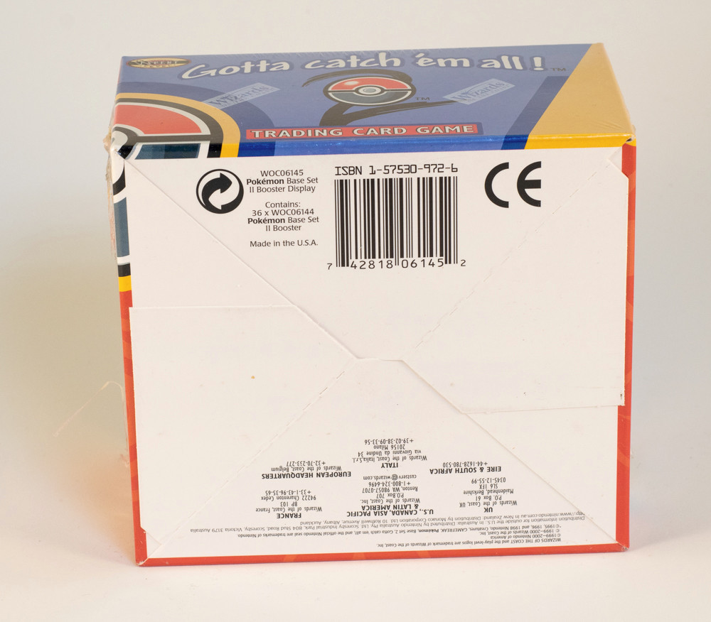 !!! Original WOTC Pokemon Base Set 2 Booster Box - Factory Sealed !!!