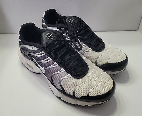 Kids Nike Air Max Plus (GS) 655020-077 Black/White Size 7Y