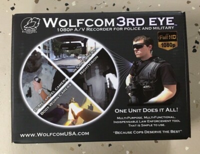 Wolfcom Body Camera/Car Camera with Accessories - ''3rd Eye''