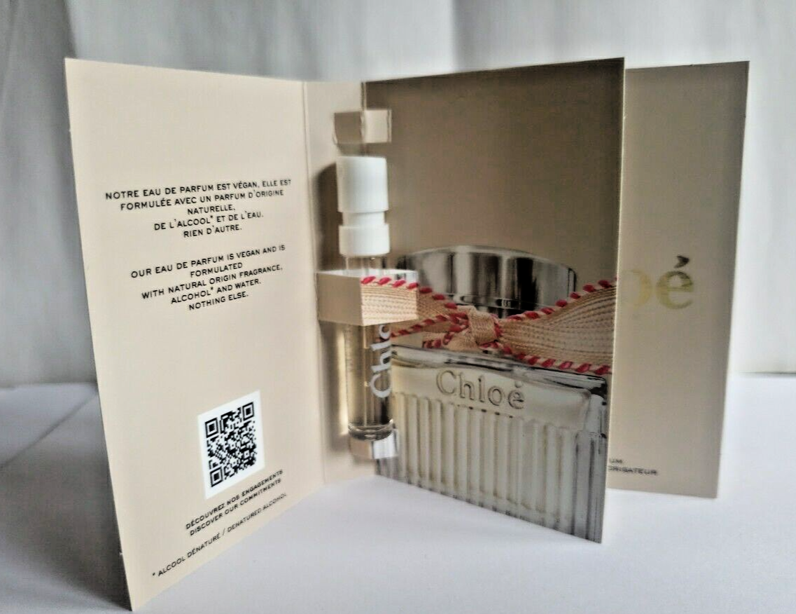 Chloe L'eau de Parfum Lumineuse for Women spray sample 1.2 ml each-LOT OF 2