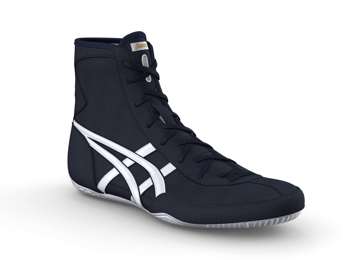 asics Boxing Wrestling Shoes Navy White Line Navy EX-EO