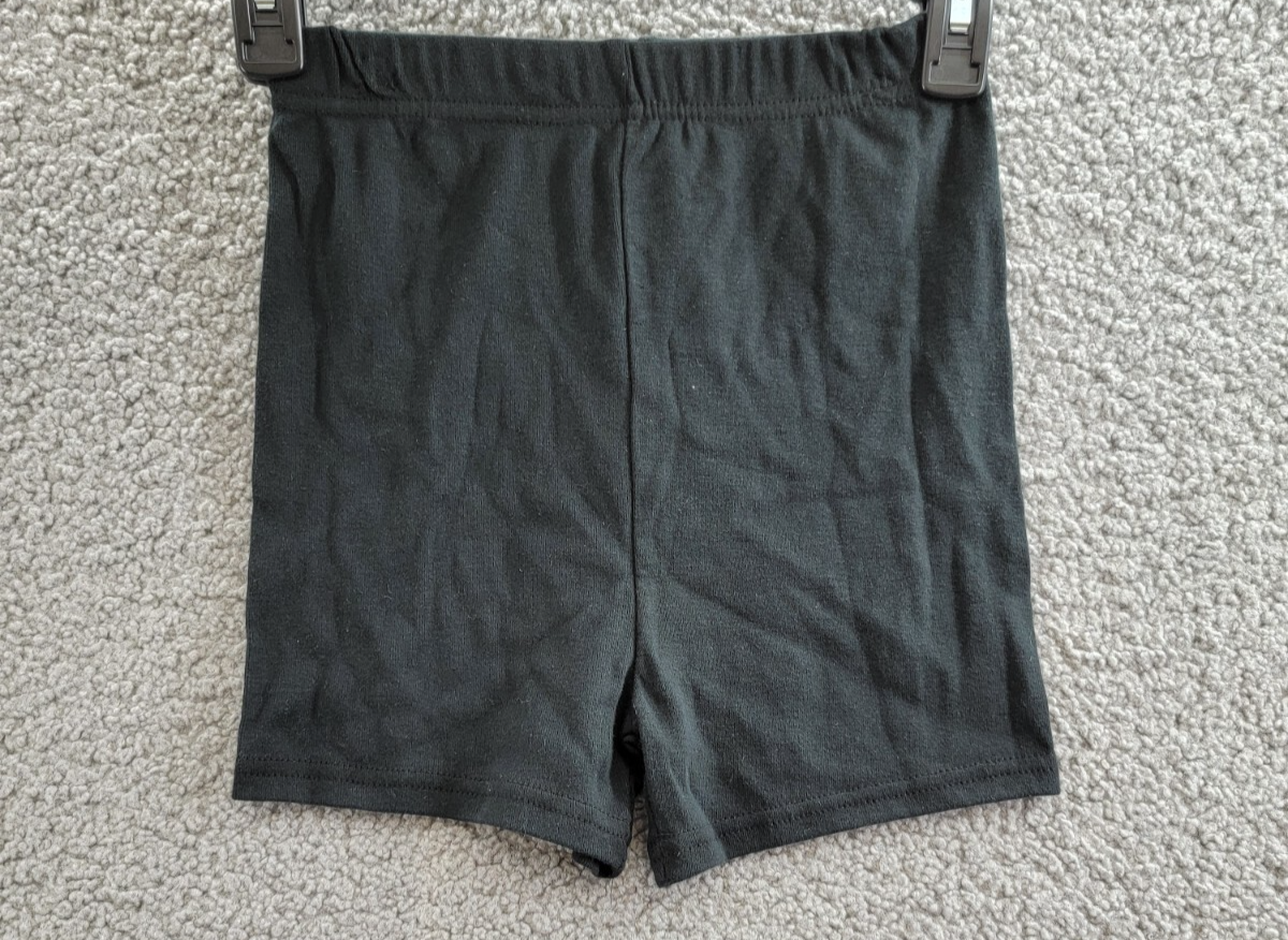 Marvel Avengers Plain Sleep Shorts Boys 10 Black Elastic Waist Pull On - Picture 1 of 15