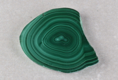 Malachite Stalactite Slice from Congo 4.6 cm   # 20053