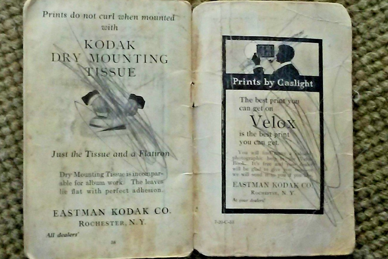 Vintage Kodak Camera Manual 