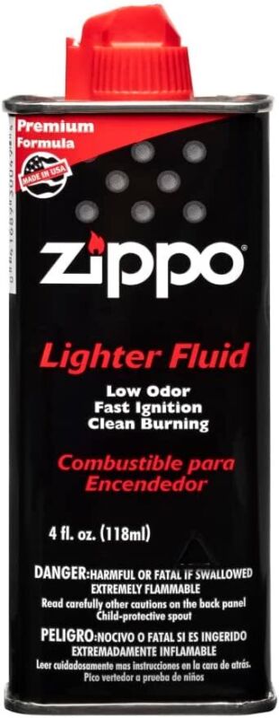 Zippo 4.Oz Fuel Fluid For All Zippo Lighter
