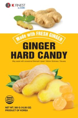 Ginger Hard Candy Made with Fresh Ginger Extra Strength Flavor Anti-Nausea an...