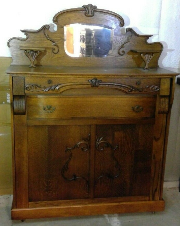 Antique Tiger Oak Murphy Bed