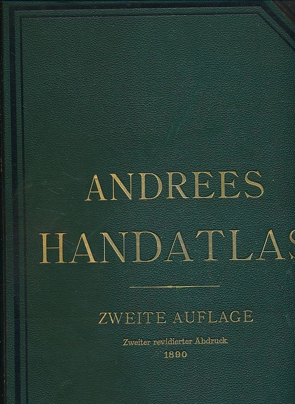 Allgemeiner Handatlas In Hundertzwanzig Kartenseiten Nebst Alphabetischem Namens
