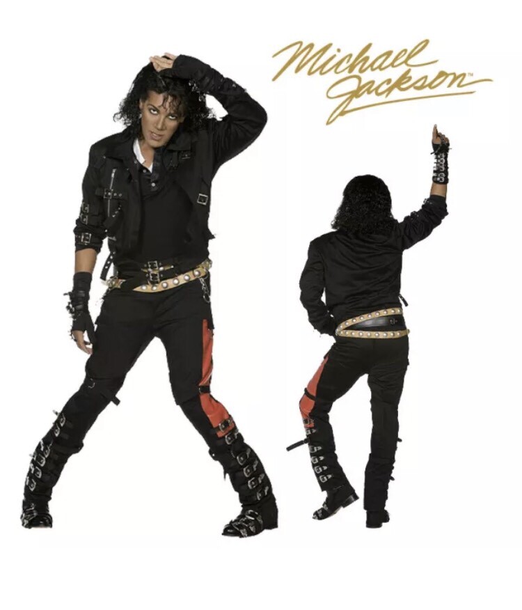 SMIFFY’s MICHAEL JACKSON BAD FANCY DRESS COSTUME, Adult Size M +WIG in Poole, Dorset Gumtree