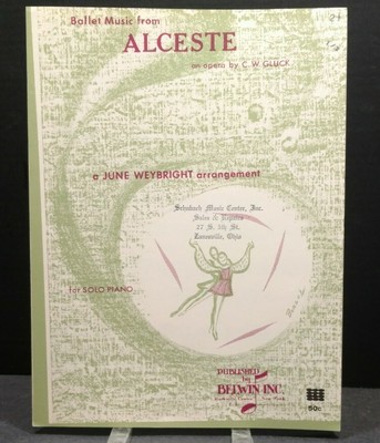 Ballet Music From Alceste Student Piano Solo level 2.5 Sheet Music F3C