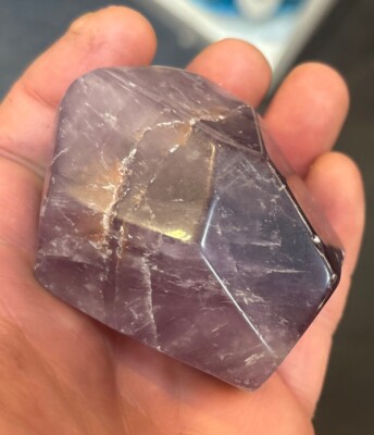 Amethyst polygon 2 1/2  x 2  x 2 