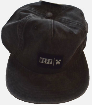 Neff x Minecraft Mens Minecraft MOB Cap Hat Black Wash (Gray) New With Tags