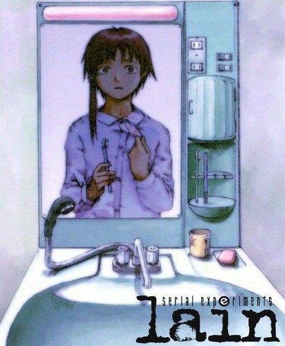 Serial Experiments Lain Poster Rare Illustration by