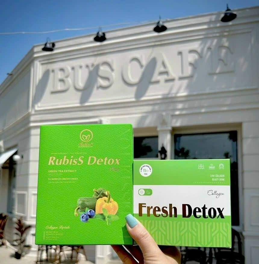 4x Rubiss Detox Plus Collagen Peptide GET 4x Fresh Detox Col