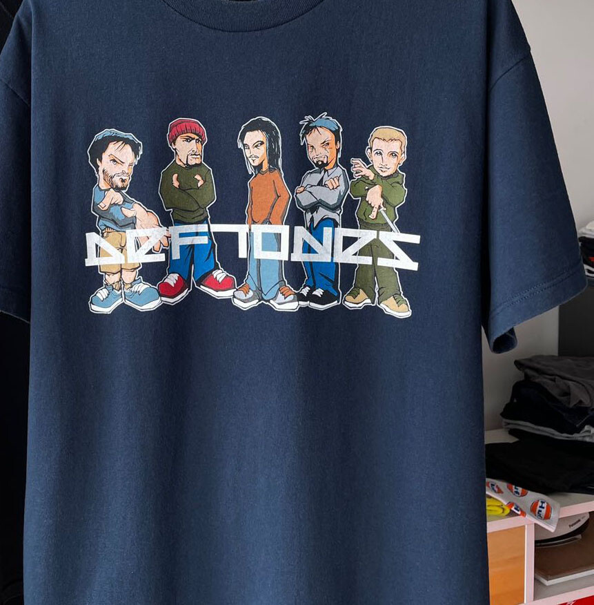 DEFTONES Tシャツ ブラック M メキシコ DEFTONES Tシャツ Around The Fur 2022-Black | OSOMALO バンドT